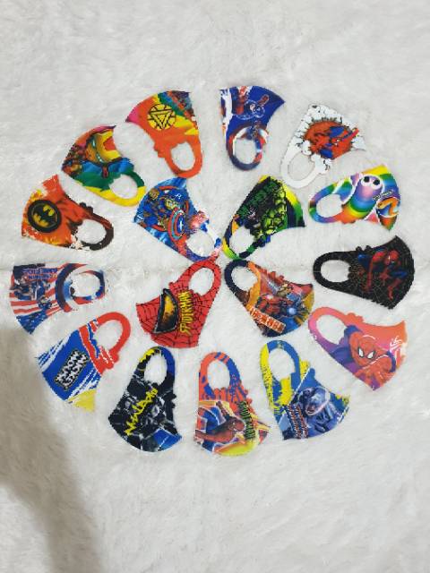 Masker Scuba Premium Motif Anak