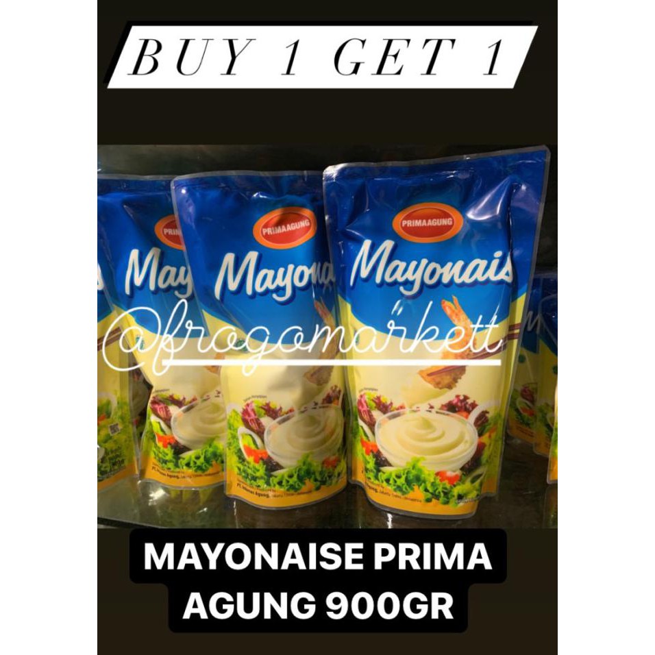 

Best Seller - Buy 1 Get 1 !! Mayonaise Prima Agung 900Gr