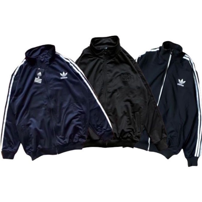 JAKET TRACK TOP PRIA ADIDAS FIREBIRD HITAM