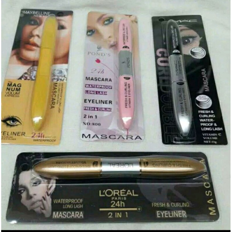 MASKARA + EYELINER 2 IN 1