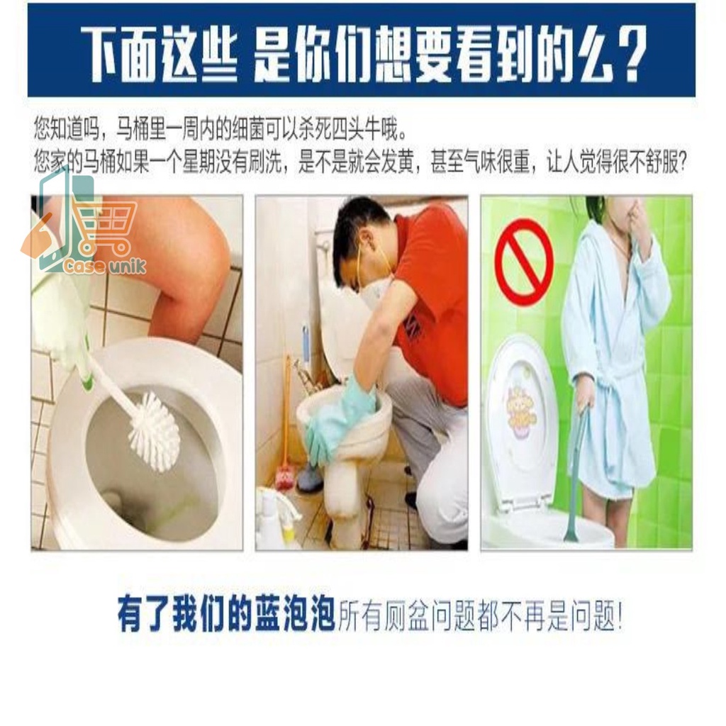 RT12 Tablet Biru Pembersih Penyegar toilet kloset anti Bau Jamur WC closet blue cleaner SiBiru CS3517