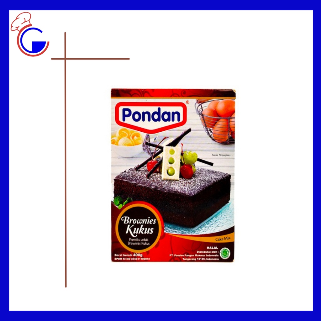 

Pondan Mix Brownies Kukus 400Gr