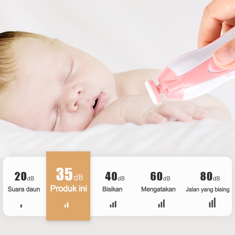 Baby Nail Trimmer Gunting kuku bayi elektrik Grinding pedicure/Pemoles kuku bayi listrik  L171
