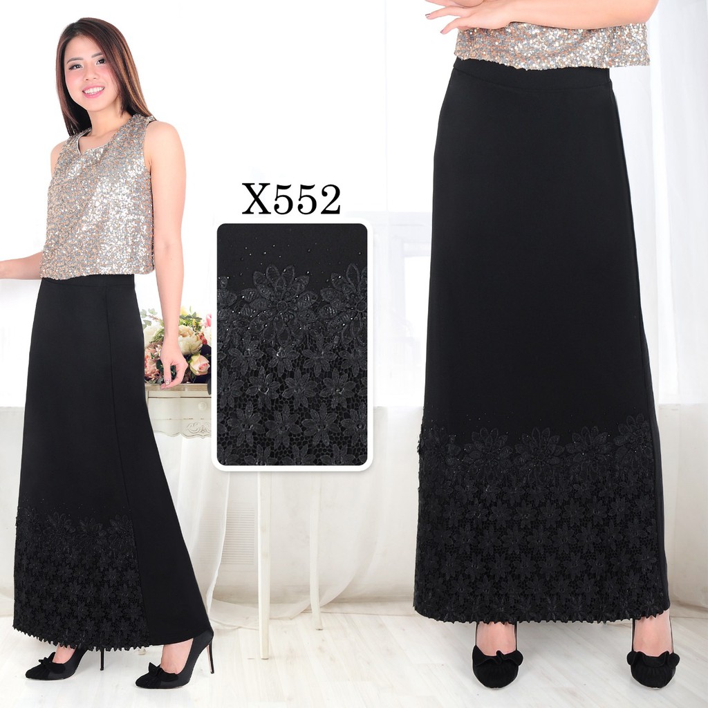 Rok Panjang Brokat IMPORT #7