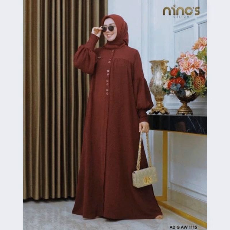 HELLEN MAXY // GAMIS WANITA LENGAN BALON // DRESS MAXY ORIGINAL PREMIUM