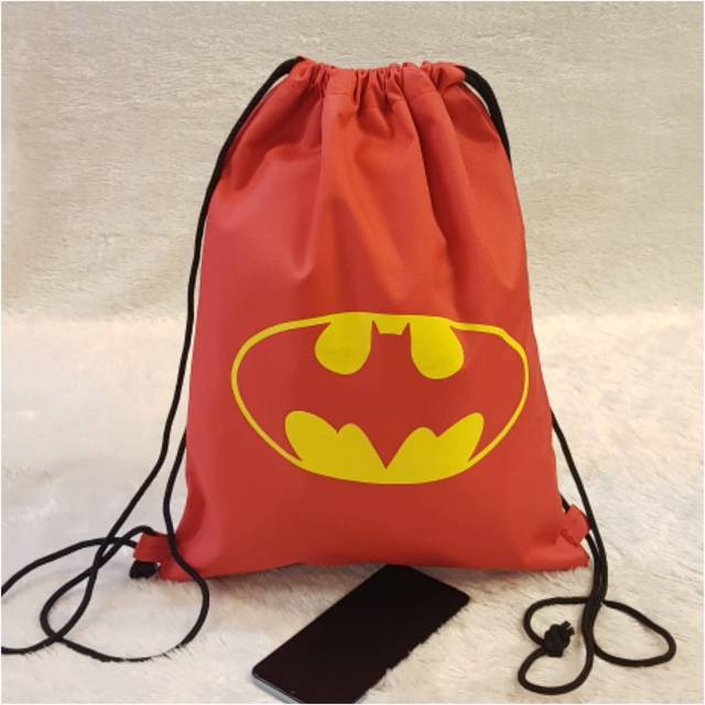 Tas serut batman tas ransel black