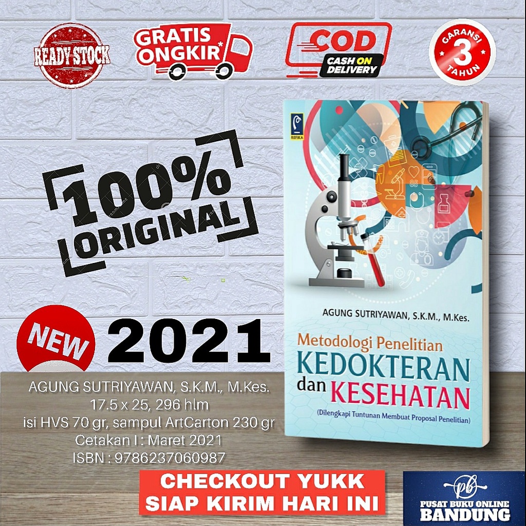 Jual METODOLOGI PENELITIAN KEDOKTERAN DAN KESEHATAN AGUNG SUTRIYAWAN ...