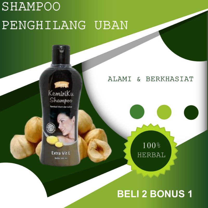 Shampo Kemiriku Menghilangkan Uban 100%Original BPOM