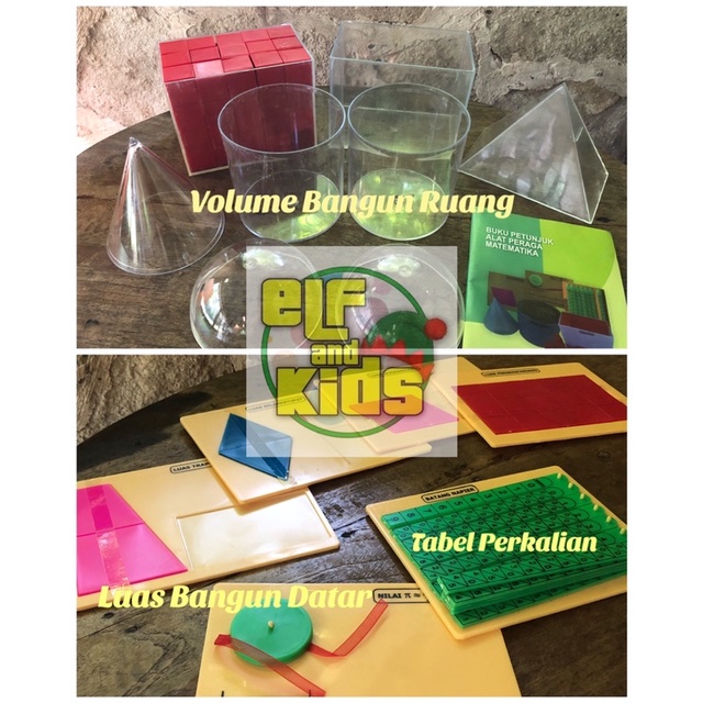 Alat Peraga Volume Bangun Ruang & Luas Bangun Datar