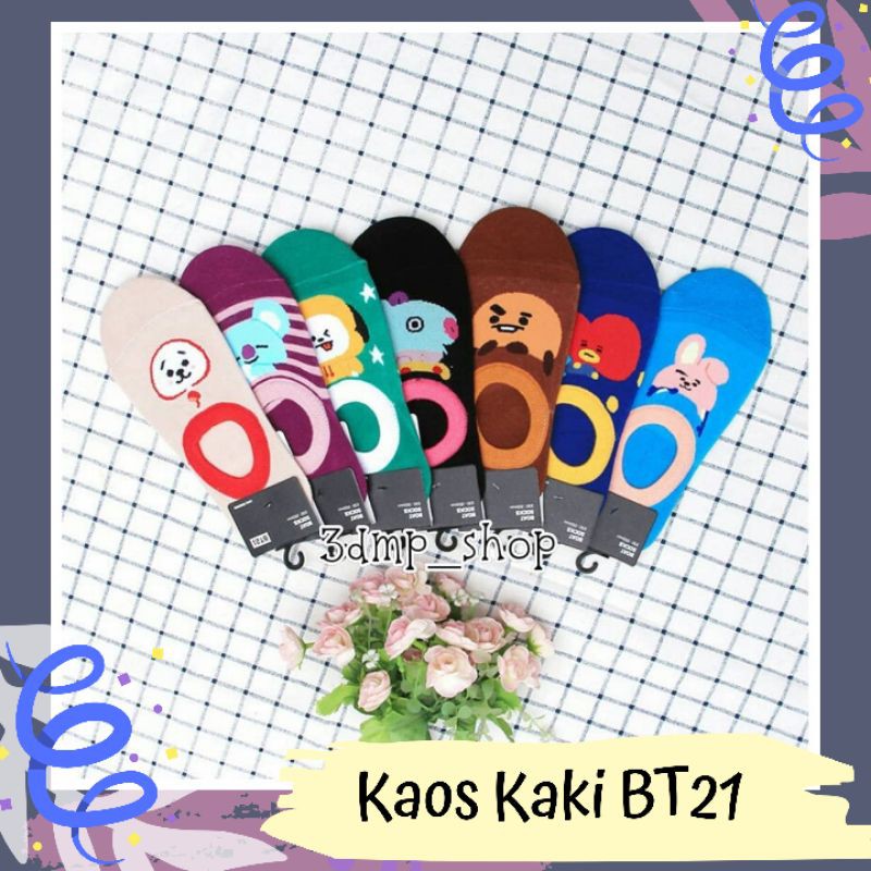 Kaos Kaki BT21 Ver.4 cooky chimmy tata rj shooky mang bts