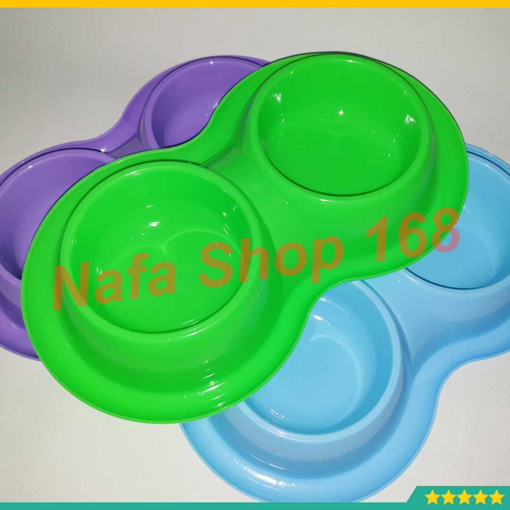 Tempat Makan Kucing Anti Semut Double Bowl Single Bowl Chiro Plate Double Bowl Anti Semut Nafa Shop 168