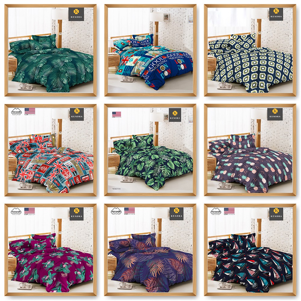 Kendra Sprei 140X200 Tinggi 20 Cm Set (Tanpa Bed Cover Atau Selimut) Queen Bed Size 140X200X20