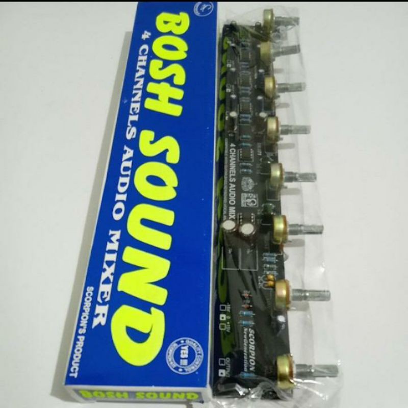 Bosh sound  4 CH audio mixer profesional