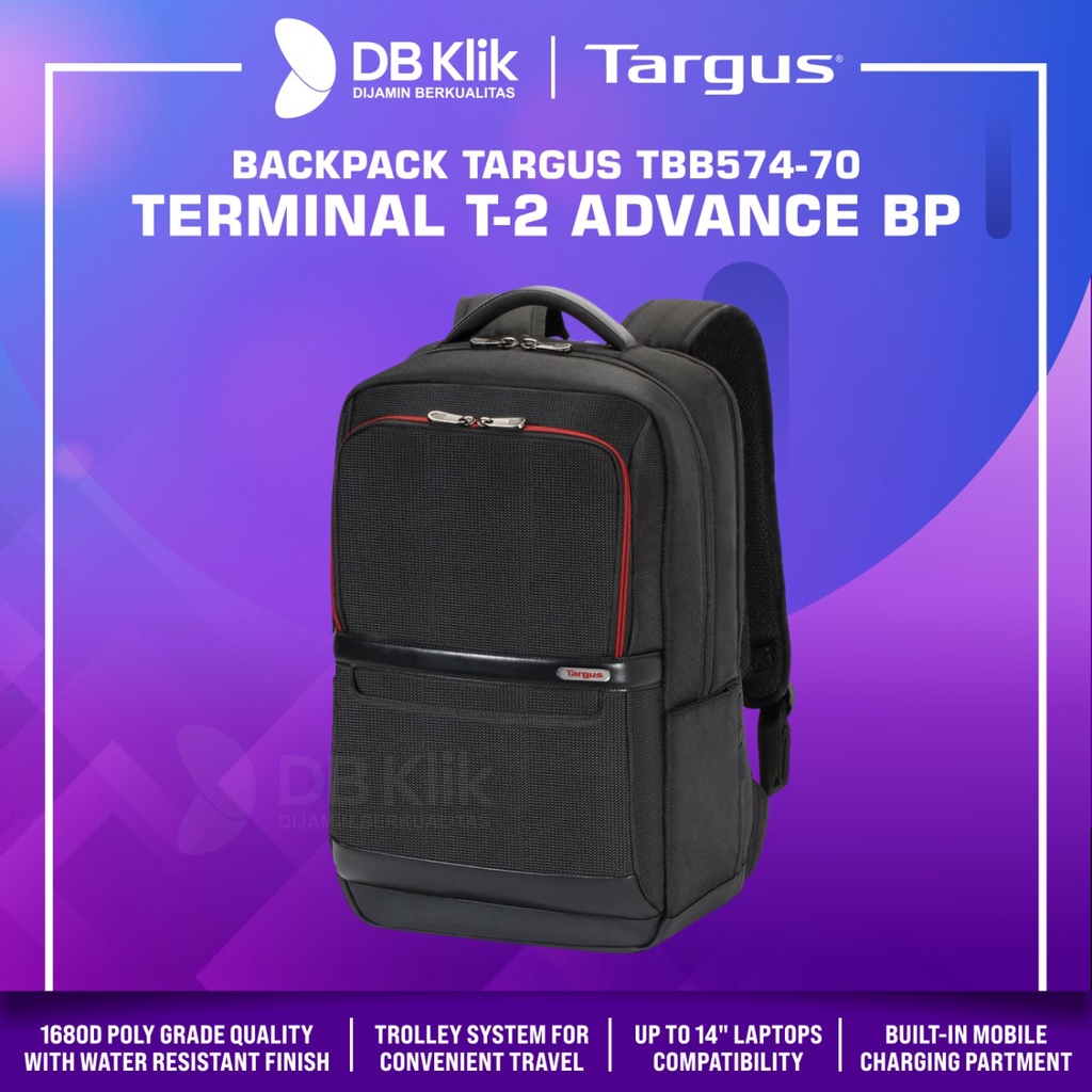 Backpack TARGUS TBB574-70 TERMINAL T-2 ADVANCE BP - TARGUS TBB 574-70