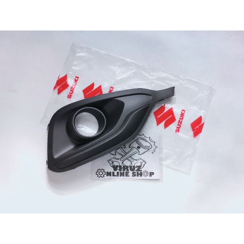 TUTUP COVER LAMPU FOG LAMP FOGLAMP LAMPU BEMPER SUZUKI NEW ERTIGA 2015 2016 2017 2018 KIRI HITAM