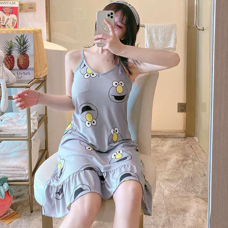 𝐄𝐁𝐒 ✅ PW062 Piyama Baju Tidur Wanita Women Tebal Motif Premium Lucu Imut Import COD