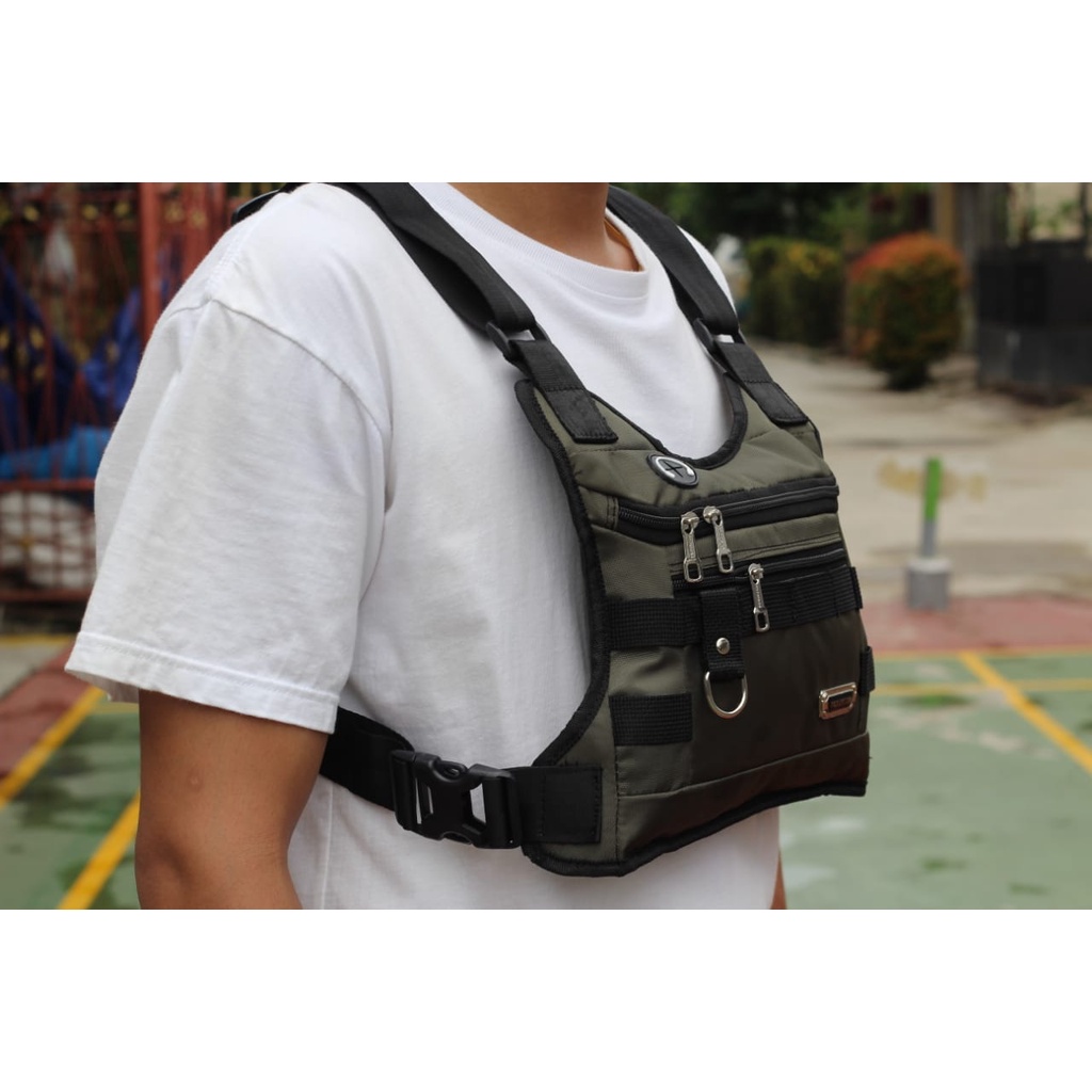 Chest Bag Tas Rompi Keren Polo Amstar Tas Dada Tas Selempang Dada Original