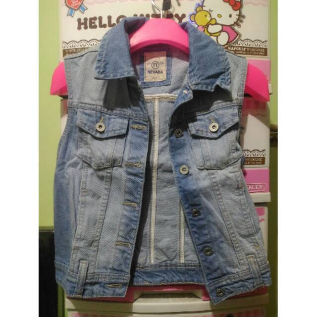 Preloved Rompi jeans wanita