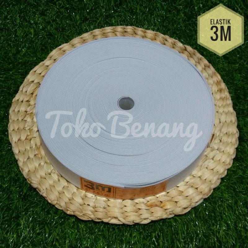 

Karet Elastis Putih merk 3M Ukuran 4 cm - 5 cm