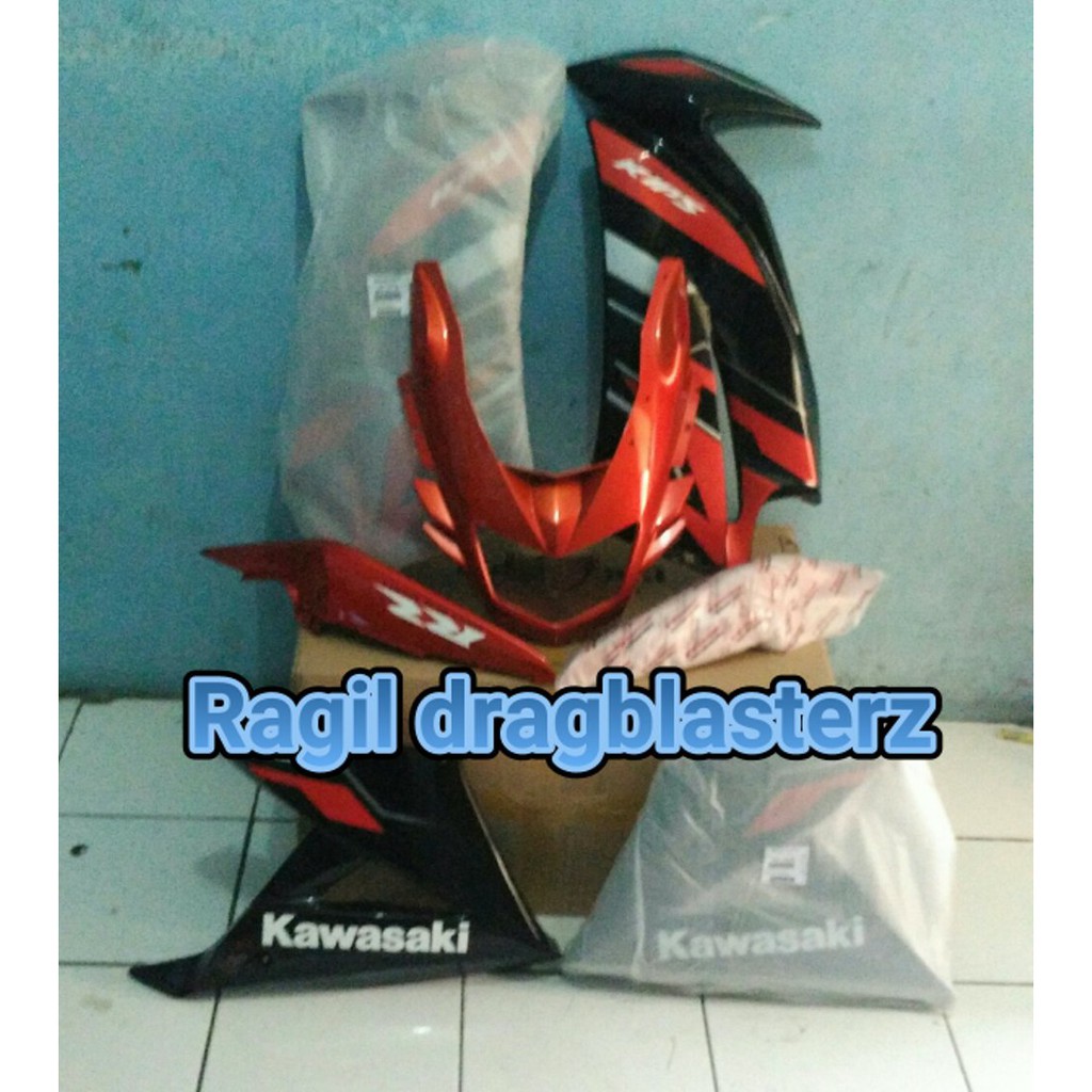 full cover body new ninja RR 150 SE orange 2015 original kawasaki Termurah