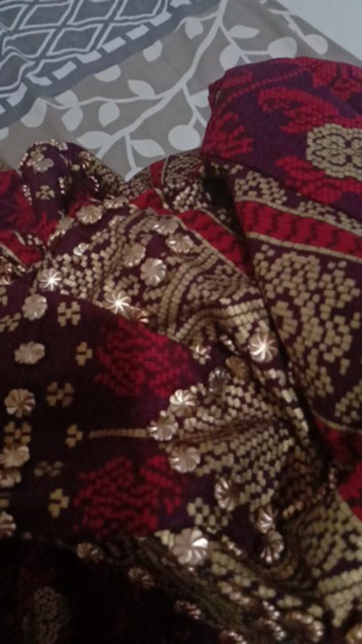 Setelan Batik Songket Palembang Mewah & Elegant Couple Keluarga
