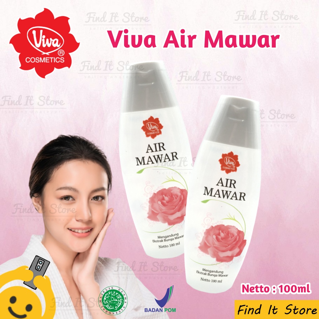 Viva Air Mawar 100ml 100 ml BPOM Toner Wajah Original