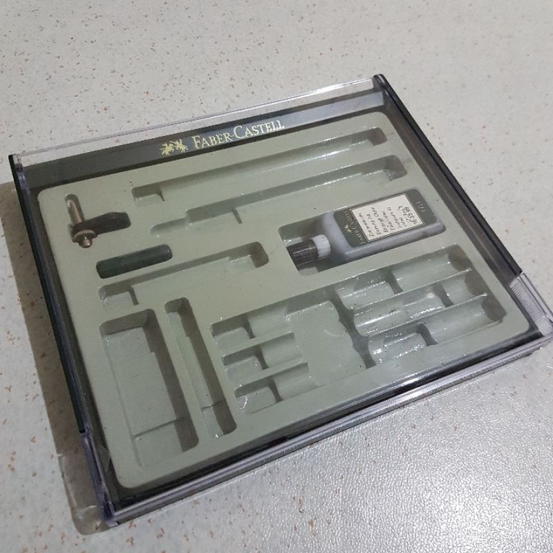 

Kotak asli Faber Castell TG1 rapido pulpen teknik pulpen gambar.