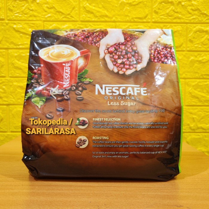 

Less Sugar!! Nescafe Original 3in1 Less Sugar , Kurang Manis