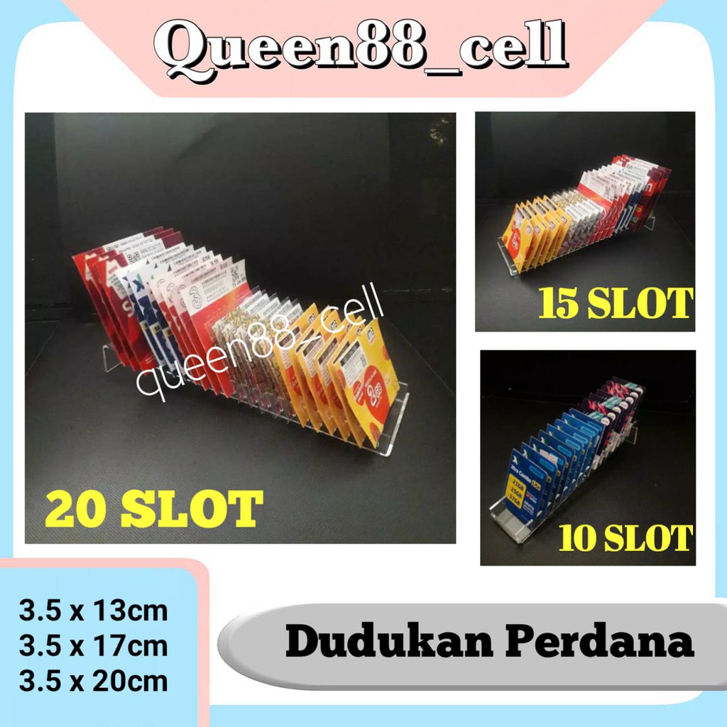 Dudukan voucher 10 tingkat 15 tingkat 20 tingkat