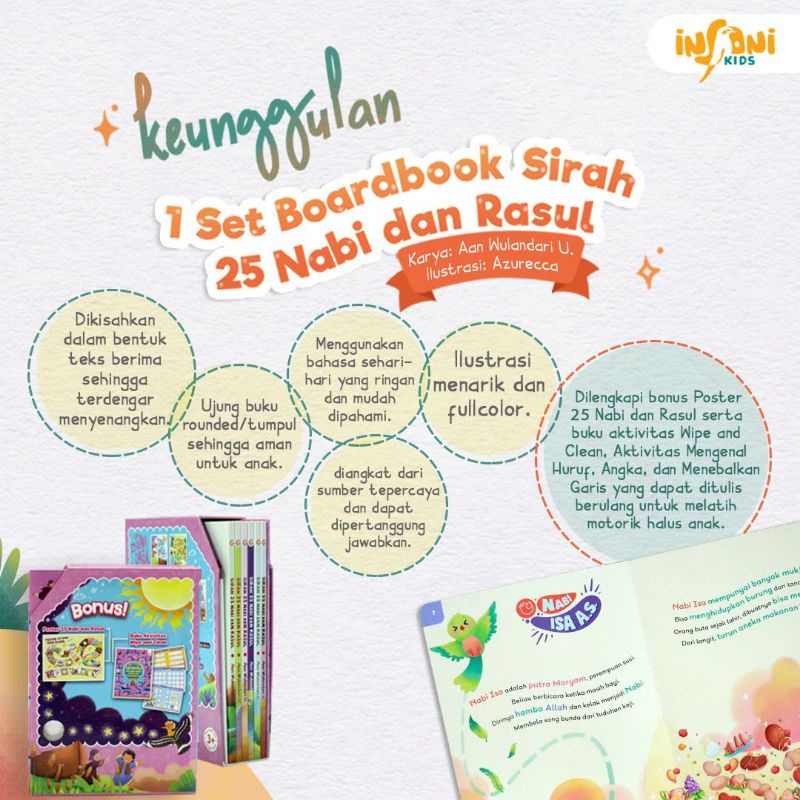 Boardbook Sirah 25 Nabi dan Rasul