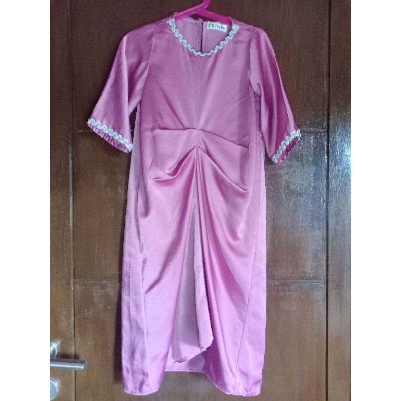 kaftan anak cewek preloved cantik wrna ungu