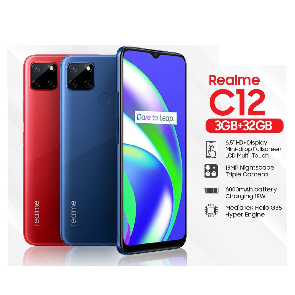 Realme C12 Ram 3 Rom 32GB(SECOND)