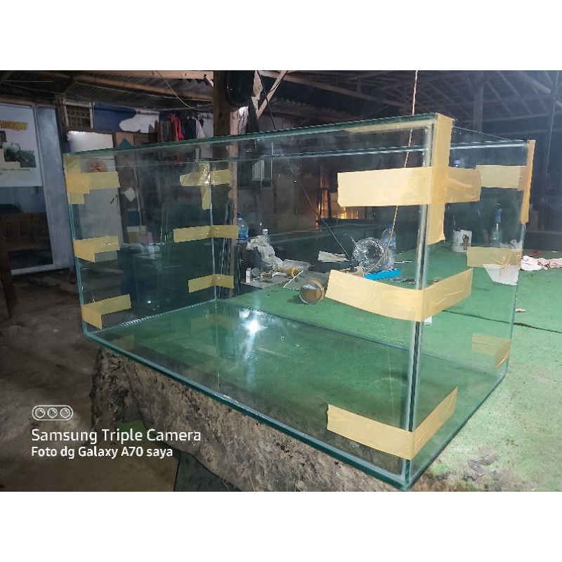aquarium 100x50x50 kaca 8mili full