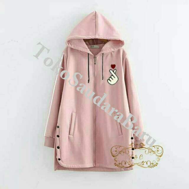 sweater hoodie wanita shopee