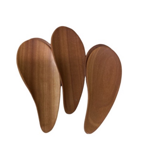 Wooden Spoon Ear Shape / Sendok kayu bentuk kuping