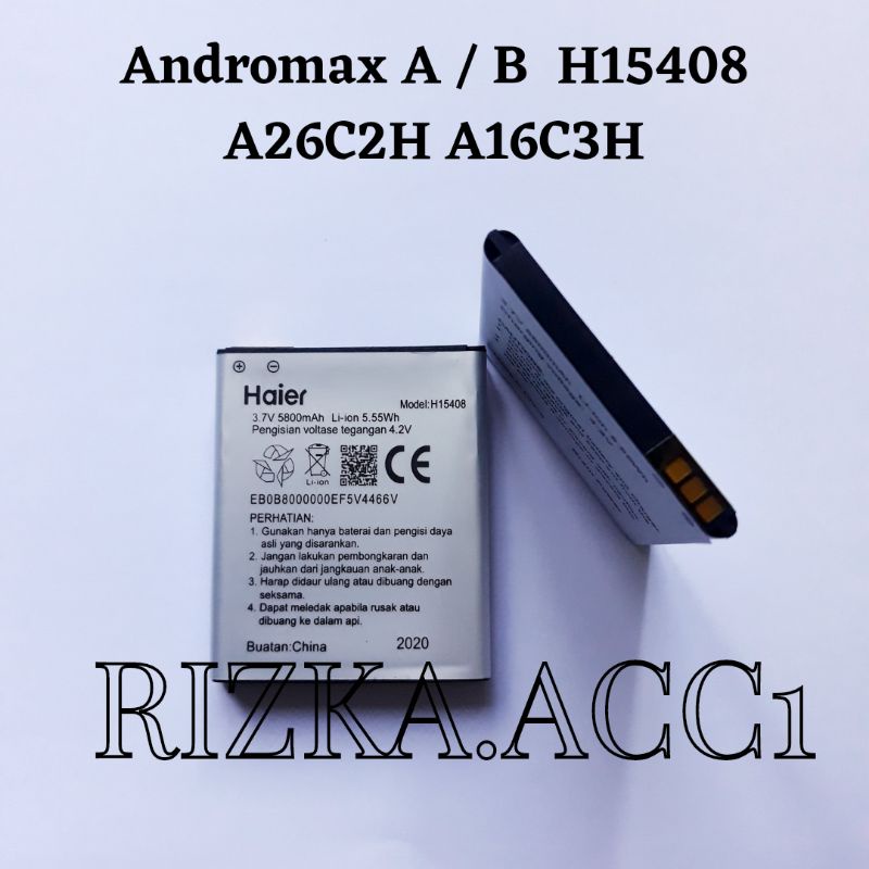 Baterai Batre Hp Andromax A / Max B H15408 A26C2H A16C3H  Battery Batere Hp