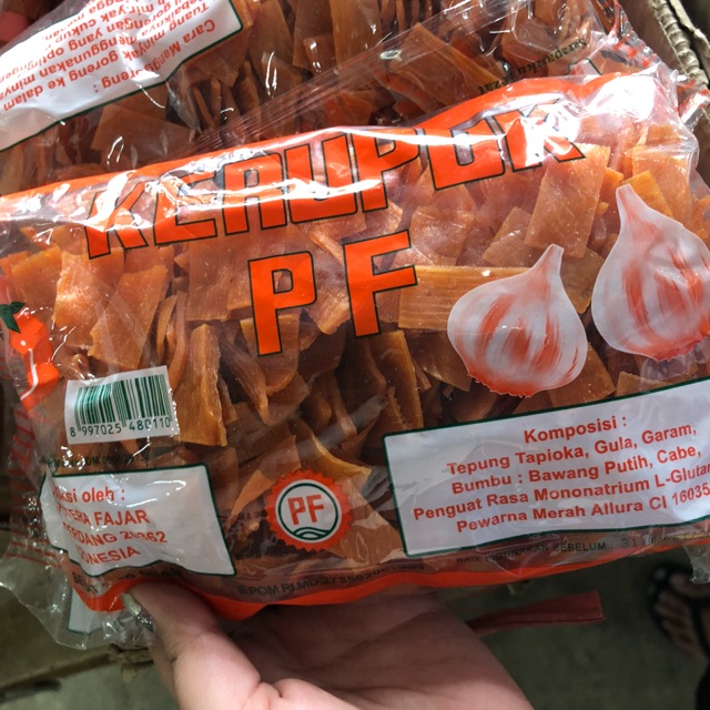 

Kerupuk PF bawang putih