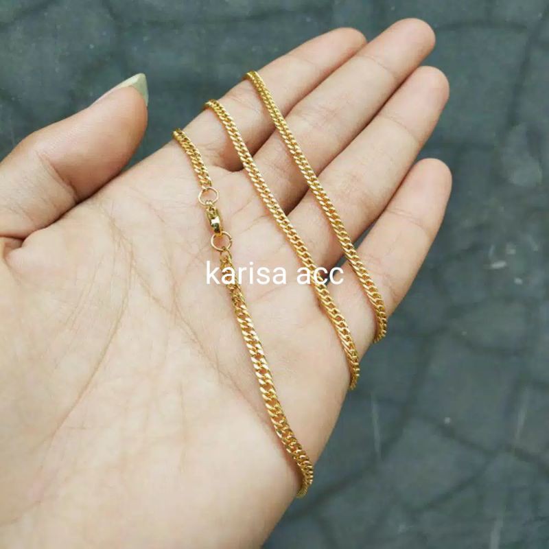 Kalung Gold Titanium Rantai
