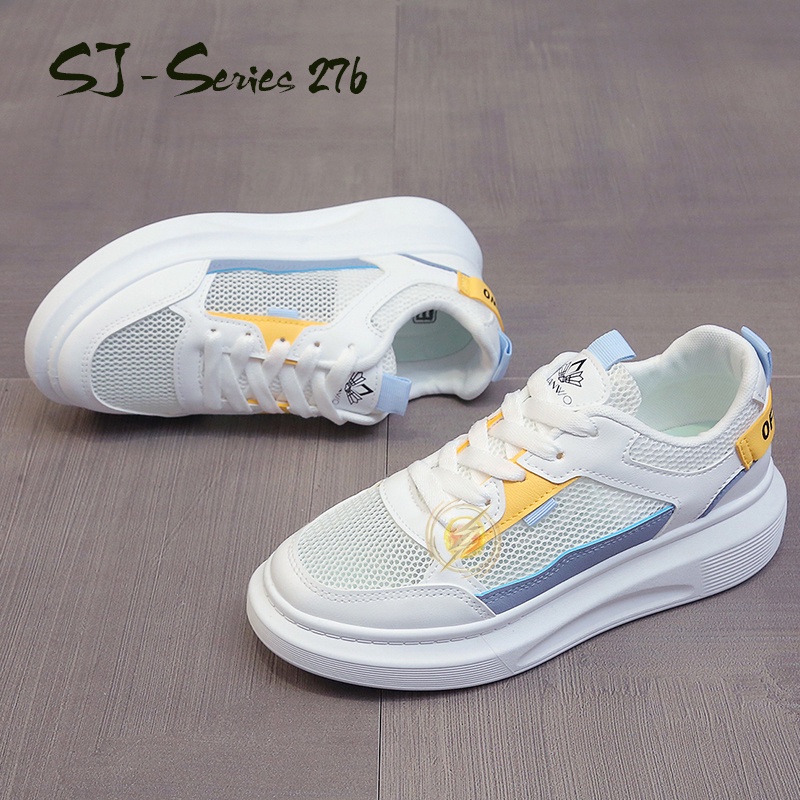 {JWALK} Sepatu Sneakers Wanita Tali Trendy Casual Kuliah Hangout Kualitas Import Premium - 276