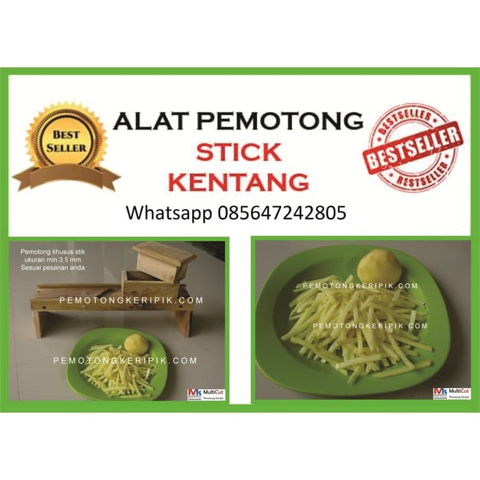 Pemotong Stik Kentang Singkong Talas (ukuran kecil)