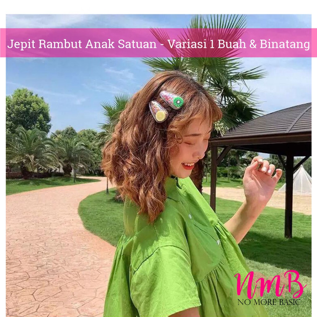 Jepitan Anak Perempuan Aksesoris Rambut Gaya Korea Untuk Anak Perempuan Set Hairclip Animal Fruit