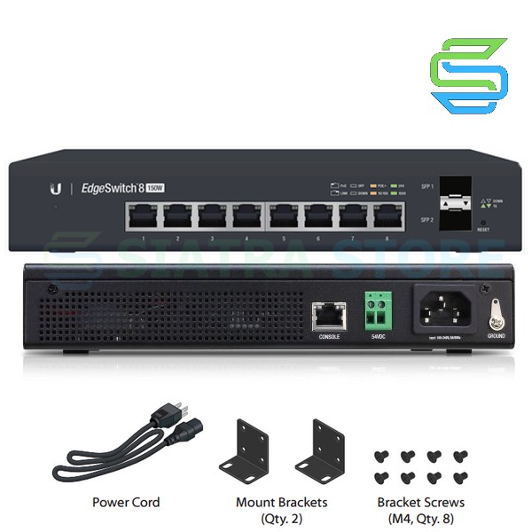 Ubiquiti ES-8-150W Edge Switch Managed PoE+ Gigabit 8Port 150Watt