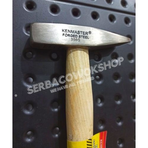 Kenmaster Palu Kaca Tukang Lancip 300 gram Gagang Kayu Termurah Berkualitas