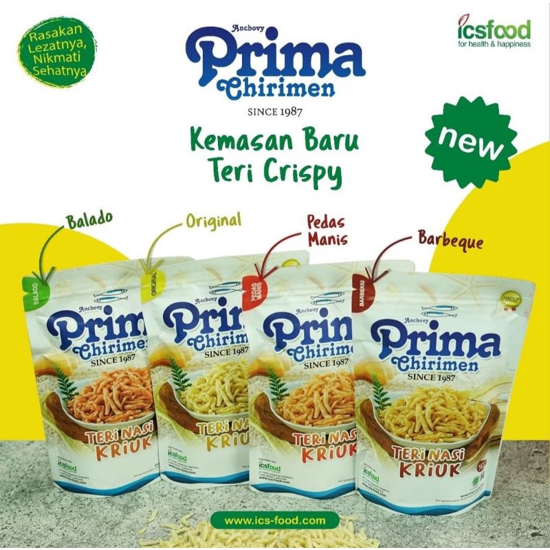 

Teri nasi kriuk prima chirimen 75 gr