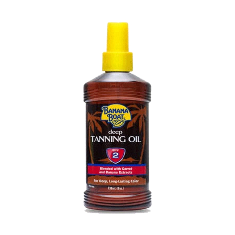 Banana Boat Deep Tanning Oil SPF2 (236ml) Pencoklat Kulit