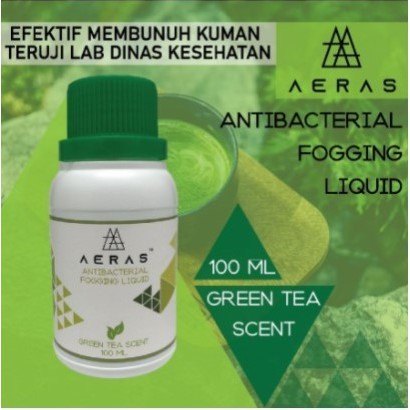Cairan Fogging Aeras Antibacterial Fogging Liquid - 100 ml - Green Tea