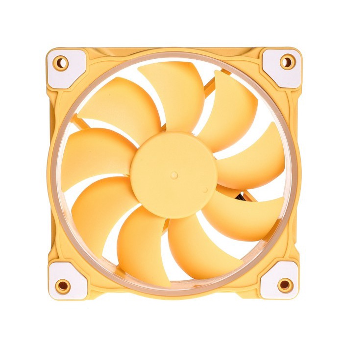 ID-COOLING ZF-12025 Pastel Lemon Yellow - White LED - PWM Fan 120mm