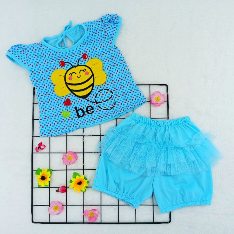 [Ss-7011] Pakaian Bayi Perempuan Size 0-6bulan, Setelan Anak Perempuan, Setelan Tutu, Celana Tutu