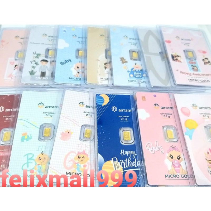 LM MICRO GOLD ANTAM HARTADINATA LUXURY 0.1 GR / LOGAM MULIA HRTA ANTAM EMAS KITA
