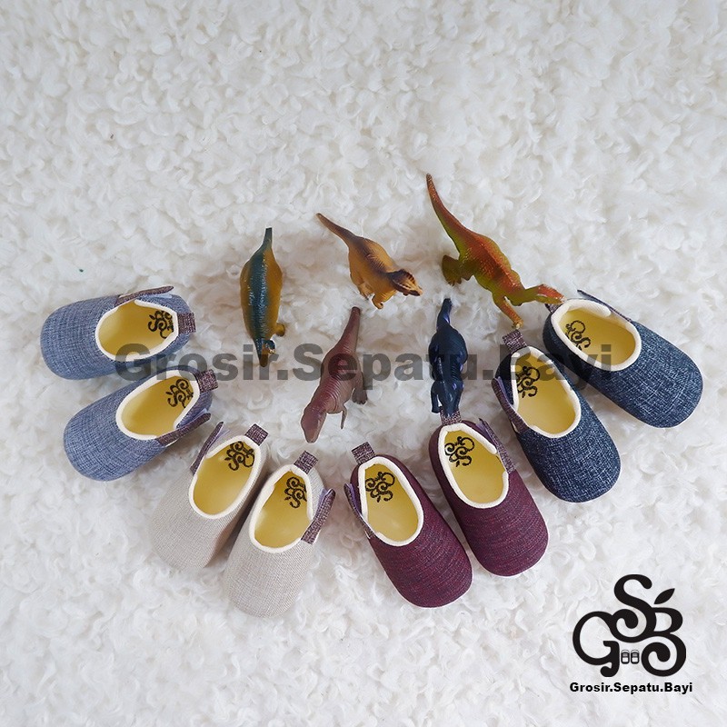 sepatu bayi baby shoes prewalker laki laki umur 2 sampai 14 bulan model velcro bahan PREMIUM